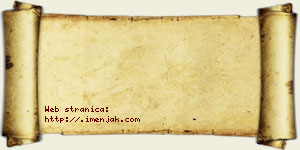 Isidora Živanović vizit kartica